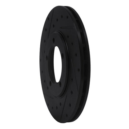 R1 Concepts Toyota Pickup Front Left Drilled & Slotted Black Brake Rotor (Part rncECB - 76094L) | rncECB - 76094L - JDMuscleSPK983707