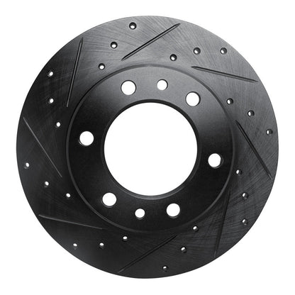 R1 Concepts Toyota Pickup Front Left Drilled & Slotted Brake Rotor (1981 - 1985) | rncECB - 76095L - JDMuscleSPK983709
