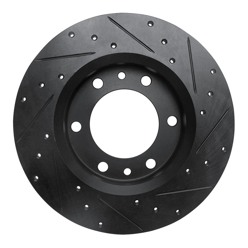 R1 Concepts Toyota Pickup Front Left Drilled & Slotted Brake Rotor (1981 - 1985) | rncECB - 76095L - JDMuscleSPK983709