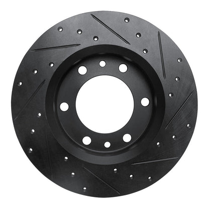 R1 Concepts Toyota Pickup Front Left Drilled & Slotted Brake Rotor (1981 - 1985) | rncECB - 76095L - JDMuscleSPK983709