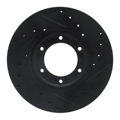 R1 Concepts Toyota Pickup Front Left Drilled & Slotted Brake Rotor (1987 - 1988) | rncECB - 76105L - JDMuscleSPK983719