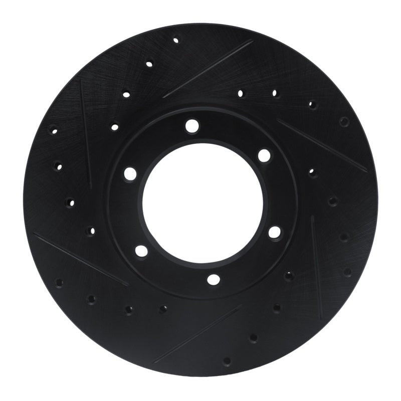 R1 Concepts Toyota Pickup Front Left Drilled & Slotted Brake Rotor (1987 - 1988) | rncECB - 76105L - JDMuscleSPK983719