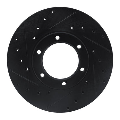 R1 Concepts Toyota Pickup Front Left Drilled & Slotted Brake Rotor (1987 - 1988) | rncECB - 76105L - JDMuscleSPK983719