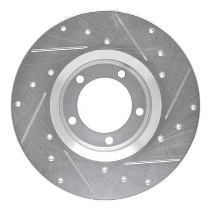 R1 Concepts Toyota Pickup Front Left Drilled & Slotted Silver Brake Rotor (1980 - 1983) | rncEDZ - 76092L - JDMuscleSPK987585