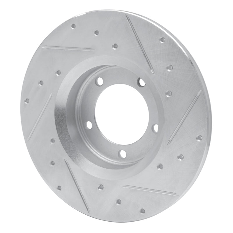 R1 Concepts Toyota Pickup Front Left Drilled & Slotted Silver Brake Rotor (1980 - 1983) | rncEDZ - 76092L - JDMuscleSPK987585
