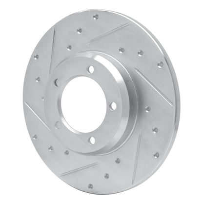 R1 Concepts Toyota Pickup Front Left Drilled & Slotted Silver Brake Rotor (1980 - 1983) | rncEDZ - 76092L - JDMuscleSPK987585