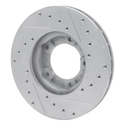 R1 Concepts Toyota Pickup Front Left Drilled & Slotted Silver Brake Rotor (1985 - 1992) | rncEDZ - 76098L - JDMuscleSPK987595