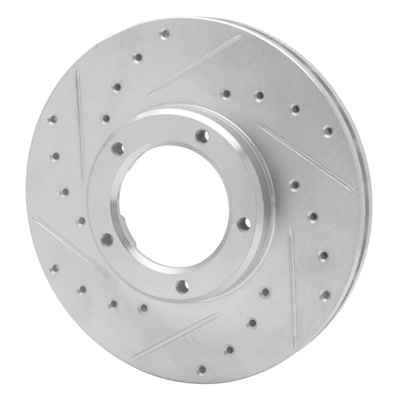 R1 Concepts Toyota Pickup Front Left Drilled & Slotted Silver Brake Rotor (1985 - 1992) | rncEDZ - 76098L - JDMuscleSPK987595