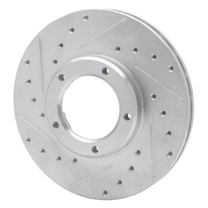R1 Concepts Toyota Pickup Front Left Drilled & Slotted Silver Brake Rotor (1985 - 1992) | rncEDZ - 76098L - JDMuscleSPK987595