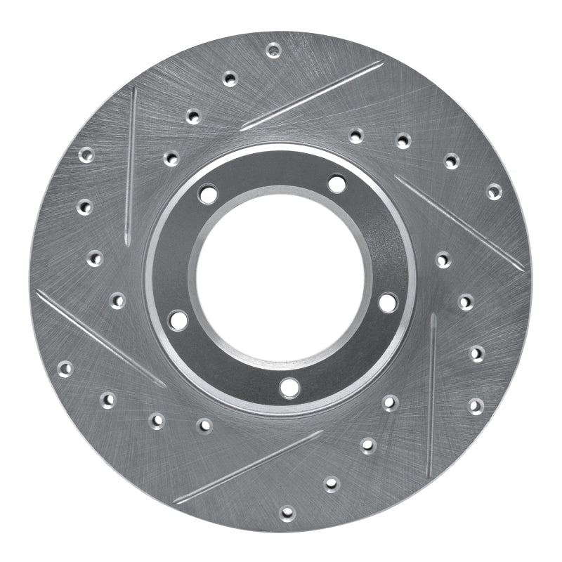 R1 Concepts Toyota Pickup Front Left Drilled & Slotted Silver Brake Rotor (1985 - 1992) | rncEDZ - 76098L - JDMuscleSPK987595