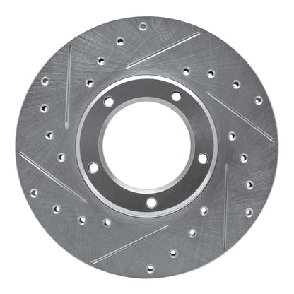 R1 Concepts Toyota Pickup Front Left Drilled & Slotted Silver Brake Rotor (1985 - 1992) | rncEDZ - 76098L - JDMuscleSPK987595