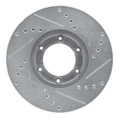 R1 Concepts Toyota Pickup Front Left Drilled & Slotted Silver Brake Rotor (Part No. RNCEDZ - 76107L) | rncEDZ - 76107L - JDMuscleSPK987611
