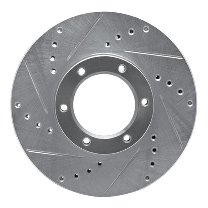 R1 Concepts Toyota Pickup Front Left Drilled & Slotted Silver Brake Rotor (Part No. RNCEDZ - 76107L) | rncEDZ - 76107L - JDMuscleSPK987611