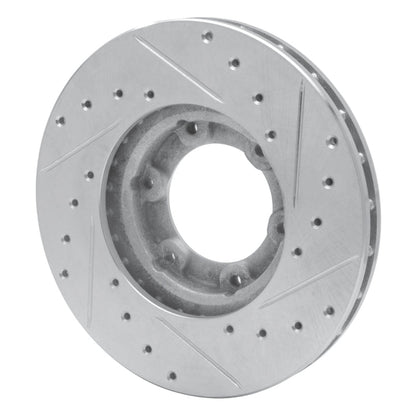 R1 Concepts Toyota Pickup Front Left Drilled & Slotted Silver Brake Rotor (Part Number: rncEDZ - 76105L) | rncEDZ - 76105L - JDMuscleSPK987607