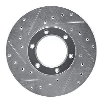 R1 Concepts Toyota Pickup Front Left Drilled & Slotted Silver Brake Rotor (Part Number: rncEDZ - 76105L) | rncEDZ - 76105L - JDMuscleSPK987607