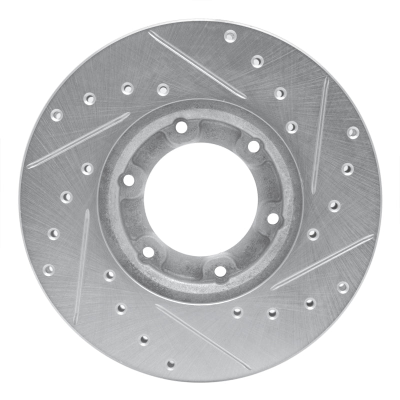 R1 Concepts Toyota Pickup Front Left Drilled & Slotted Silver Brake Rotor (Part Number: rncEDZ - 76105L) | rncEDZ - 76105L - JDMuscleSPK987607