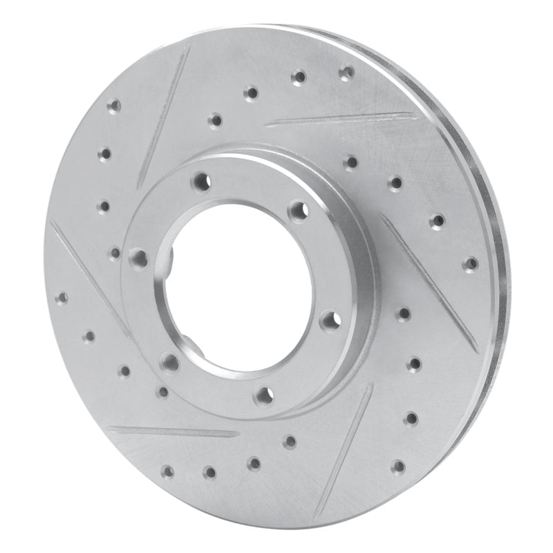 R1 Concepts Toyota Pickup Front Left Drilled & Slotted Silver Brake Rotor (Part Number: rncEDZ - 76105L) | rncEDZ - 76105L - JDMuscleSPK987607