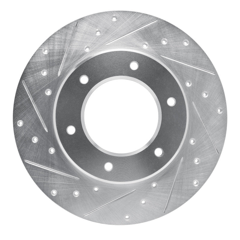 R1 Concepts Toyota Pickup Front Left Drilled & Slotted Silver Brake Rotor (Part rncEDZ - 76093L) | rncEDZ - 76093L - JDMuscleSPK987587