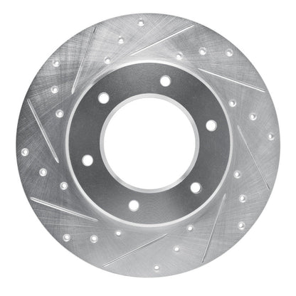 R1 Concepts Toyota Pickup Front Left Drilled & Slotted Silver Brake Rotor (Part rncEDZ - 76093L) | rncEDZ - 76093L - JDMuscleSPK987587