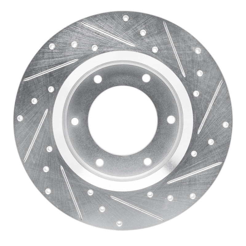 R1 Concepts Toyota Pickup Front Left Drilled & Slotted Silver Brake Rotor (Part rncEDZ - 76093L) | rncEDZ - 76093L - JDMuscleSPK987587