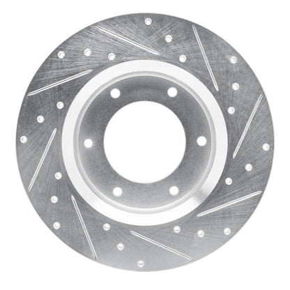R1 Concepts Toyota Pickup Front Left Drilled & Slotted Silver Brake Rotor (Part rncEDZ - 76093L) | rncEDZ - 76093L - JDMuscleSPK987587