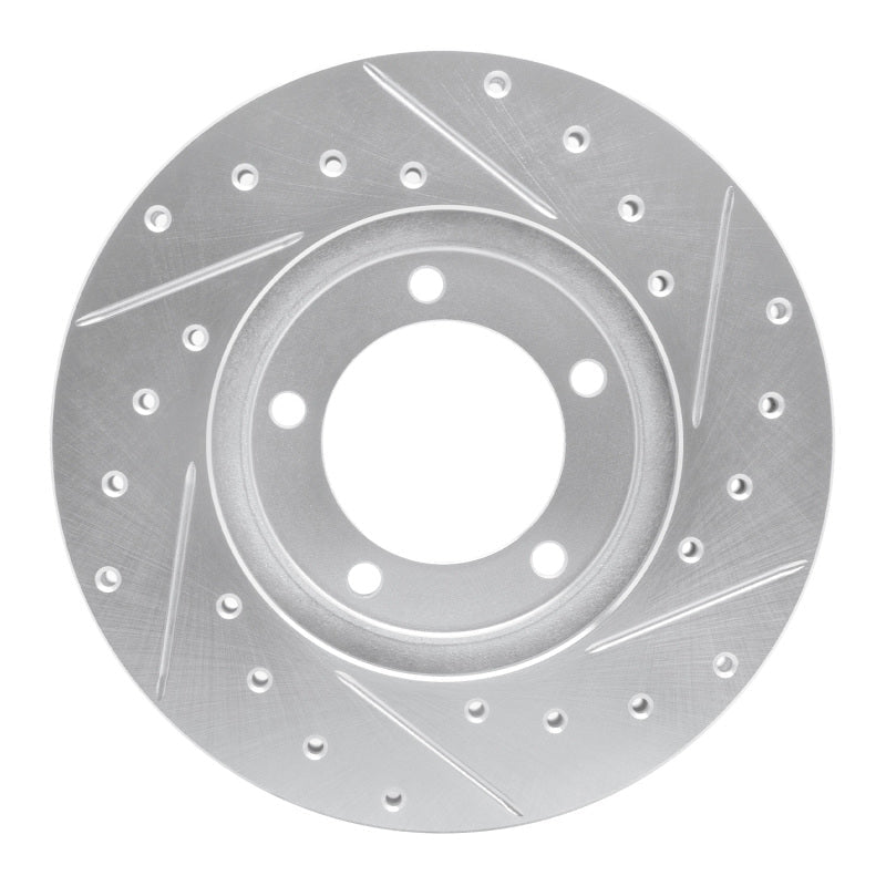 R1 Concepts Toyota Pickup Front Left Drilled & Slotted Silver Brake Rotor (Part rncEDZ - 76094L) | rncEDZ - 76094L - JDMuscleSPK987589