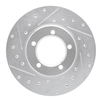 R1 Concepts Toyota Pickup Front Left Drilled & Slotted Silver Brake Rotor (Part rncEDZ - 76094L) | rncEDZ - 76094L - JDMuscleSPK987589