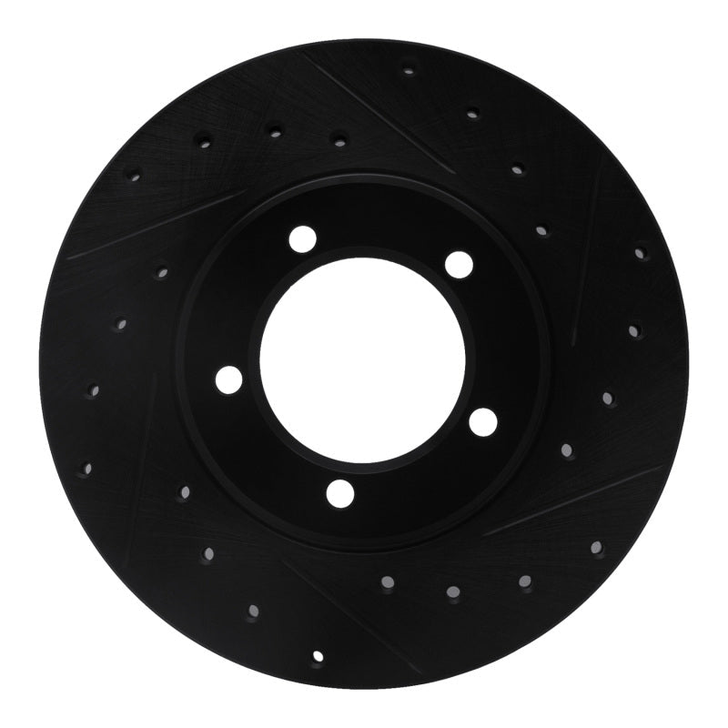 R1 Concepts Toyota Pickup Front Right Drilled & Slotted Brake Rotor (1980 - 1983) | rncECB - 76094R - JDMuscleSPK983708