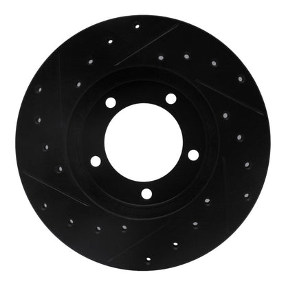 R1 Concepts Toyota Pickup Front Right Drilled & Slotted Brake Rotor (1980 - 1983) | rncECB - 76094R - JDMuscleSPK983708