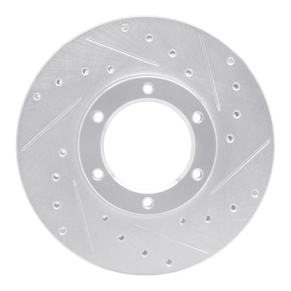 R1 Concepts Toyota Pickup Front Right Drilled & Slotted Brake Rotor (1987 - 1988) - Silver | rncEDZ - 76105R - JDMuscleSPK987608