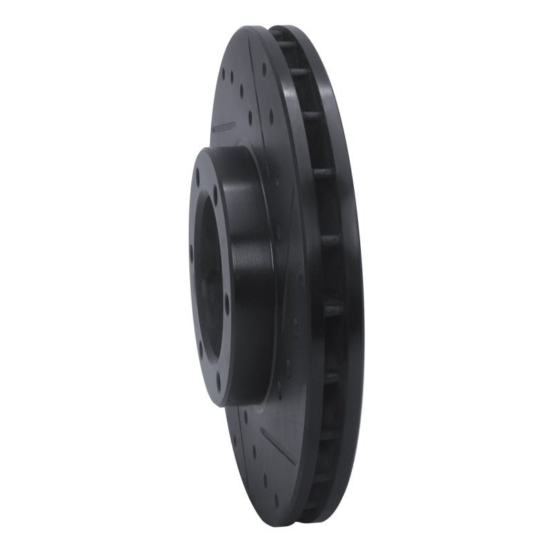 R1 Concepts Toyota Pickup Front Right Drilled & Slotted Brake Rotor - Black Part Number RNC - ECB - 76105R | rncECB - 76105R - JDMuscleSPK983720