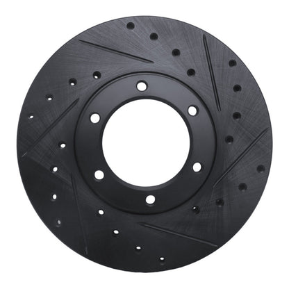 R1 Concepts Toyota Pickup Front Right Drilled & Slotted Brake Rotor - Black Part Number RNC - ECB - 76105R | rncECB - 76105R - JDMuscleSPK983720