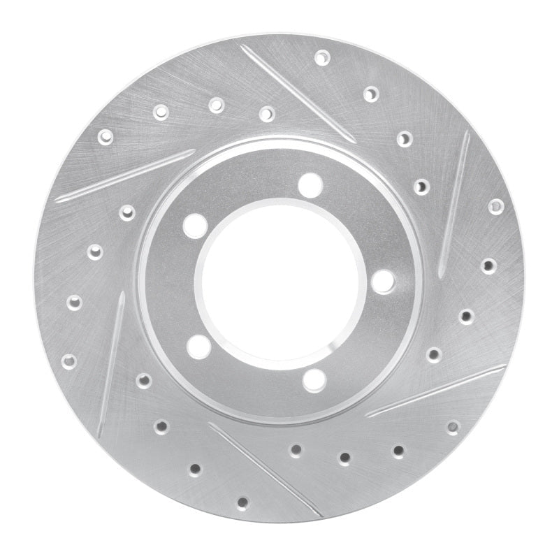 R1 Concepts Toyota Pickup Front Right Drilled & Slotted Silver Brake Rotor (1980 - 1983) | rncEDZ - 76094R - JDMuscleSPK987590