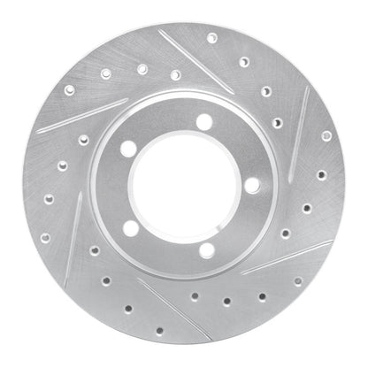 R1 Concepts Toyota Pickup Front Right Drilled & Slotted Silver Brake Rotor (1980 - 1983) | rncEDZ - 76094R - JDMuscleSPK987590