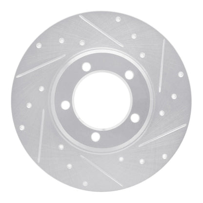 R1 Concepts Toyota Pickup Front Right Drilled & Slotted Silver Brake Rotor (75 - 83) | rncEDZ - 76092R - JDMuscleSPK987586
