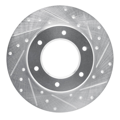 R1 Concepts Toyota Pickup Front Right Drilled & Slotted Silver Brake Rotor (Part rncEDZ - 76093R) | rncEDZ - 76093R - JDMuscleSPK987588