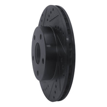 R1 Concepts Toyota Previa Front Left Drilled & Slotted Black Brake Rotor (Part Number: rncECB - 76109L) | rncECB - 76109L - JDMuscleSPK983725