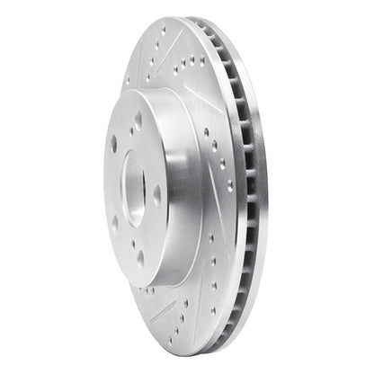R1 Concepts Toyota Previa Front Left Drilled & Slotted Silver Brake Rotor (Part rncEDZ - 76111L) | rncEDZ - 76111L - JDMuscleSPK987619