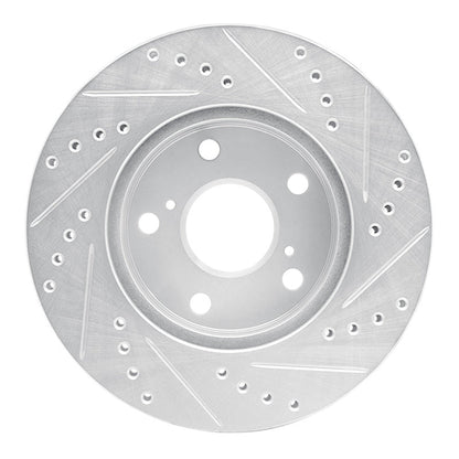 R1 Concepts Toyota Previa Front Left Drilled & Slotted Silver Brake Rotor (Part rncEDZ - 76111L) | rncEDZ - 76111L - JDMuscleSPK987619