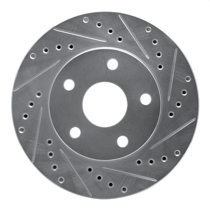 R1 Concepts Toyota Previa Front Right Drilled & Slotted Silver Brake Rotor (Part Number: RNCEDZ - 76111R) | rncEDZ - 76111R - JDMuscleSPK987620