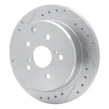 R1 Concepts Toyota Previa Rear Left Drilled & Slotted Brake Rotor (1986 - 1997) - Silver Finish | rncEDZ - 76101L - JDMuscleSPK987601