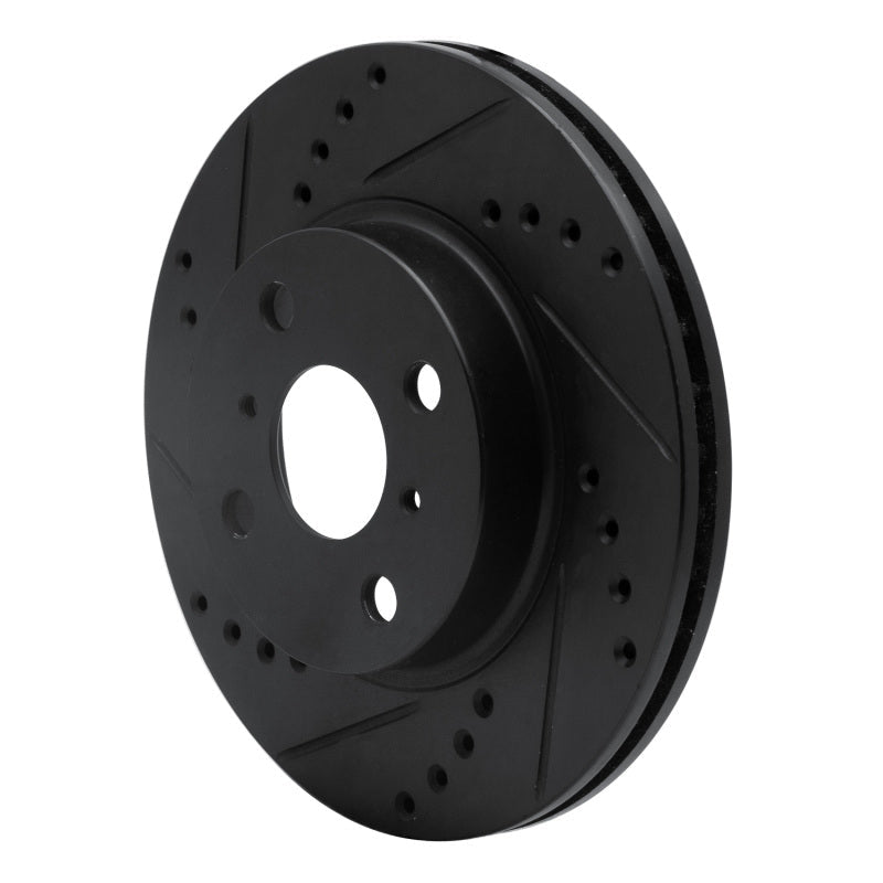 R1 Concepts Toyota Prius 2001 - 2003 Front Left Drilled & Slotted Brake Rotor | rncECB - 76074L - JDMuscleSPK983701
