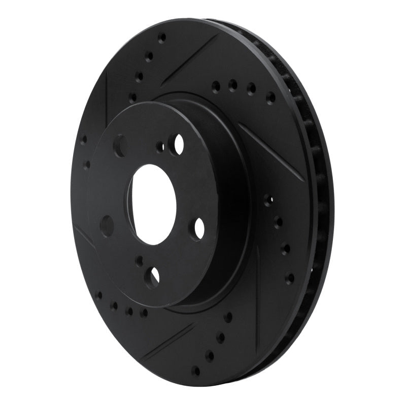 R1 Concepts Toyota Prius Front Left Drilled & Slotted Brake Rotor - Model ECB - 76077L | rncECB - 76077L - JDMuscleSPK983703