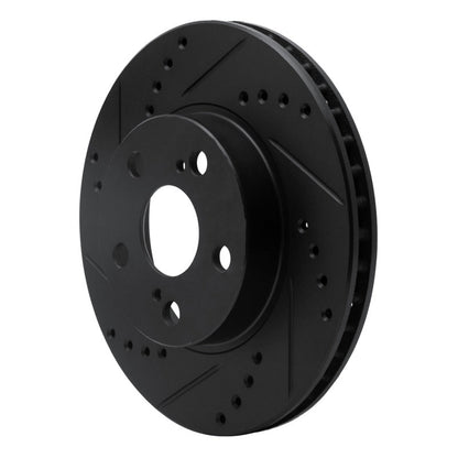 R1 Concepts Toyota Prius Front Left Drilled & Slotted Brake Rotor - Model ECB - 76077L | rncECB - 76077L - JDMuscleSPK983703