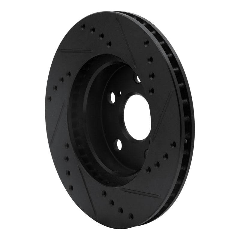 R1 Concepts Toyota Prius Front Left Drilled & Slotted Brake Rotor - Model ECB - 76077L | rncECB - 76077L - JDMuscleSPK983703
