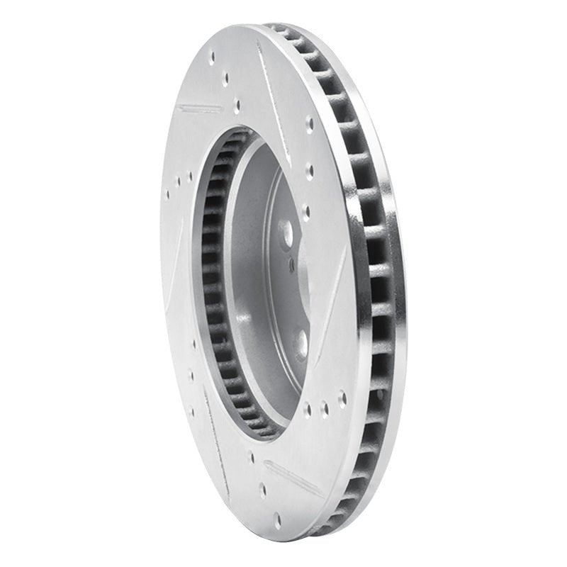 R1 Concepts Toyota Prius Front Left Drilled & Slotted Silver Brake Rotor (Part Number: rncEDZ - 76151L) | rncEDZ - 76151L - JDMuscleSPK987665
