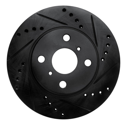 R1 Concepts Toyota Prius Front Right Drilled & Slotted Brake Rotor (Part rncECB - 76074R) | rncECB - 76074R - JDMuscleSPK983702