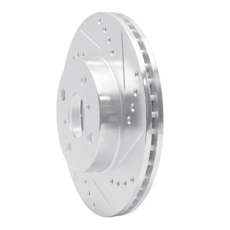 R1 Concepts Toyota Prius Front Right Drilled & Slotted Silver Brake Rotor (Part rncEDZ - 76074R) | rncEDZ - 76074R - JDMuscleSPK987566