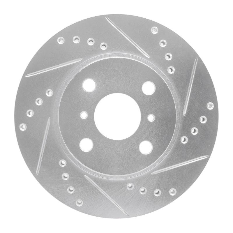 R1 Concepts Toyota Prius Front Right Drilled & Slotted Silver Brake Rotor (Part rncEDZ - 76074R) | rncEDZ - 76074R - JDMuscleSPK987566