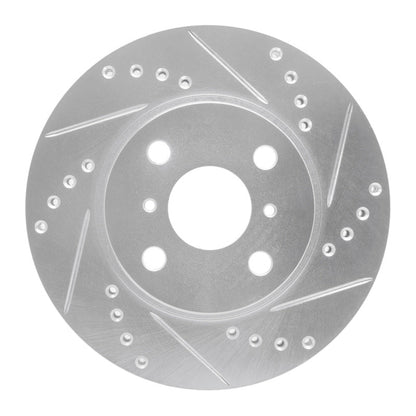 R1 Concepts Toyota Prius Front Right Drilled & Slotted Silver Brake Rotor (Part rncEDZ - 76074R) | rncEDZ - 76074R - JDMuscleSPK987566